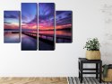 Obraz Wieloczęściowy Wspaniały Zachód Słońca