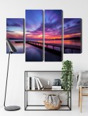 Obraz Wieloczęściowy Wspaniały Zachód Słońca