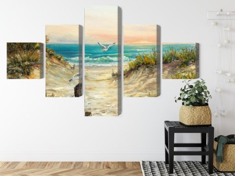 Obraz Wieloczęściowy Malowane Wydmy