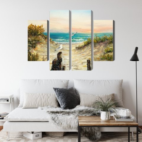 Obraz Wieloczęściowy Malowane Wydmy