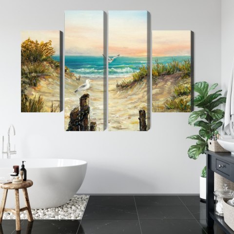 Obraz Wieloczęściowy Malowane Wydmy