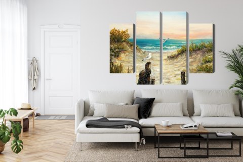 Obraz Wieloczęściowy Malowane Wydmy