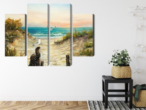 Obraz Wieloczęściowy Malowane Wydmy