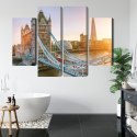 Obraz Wieloczęściowy Tower Bridge O Wschodzie Słońca