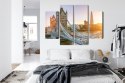 Obraz Wieloczęściowy Tower Bridge O Wschodzie Słońca