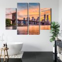 Obraz Wieloczęściowy Panoramiczny Krajobraz Nowego Jorku