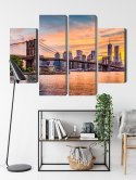 Obraz Wieloczęściowy Panoramiczny Krajobraz Nowego Jorku