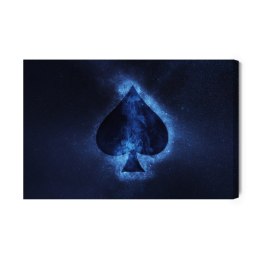 Obraz Na Płótnie Abstrakcyjny Symbol Pik