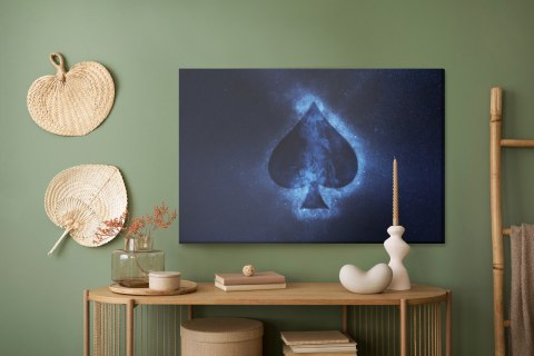 Obraz Na Płótnie Abstrakcyjny Symbol Pik