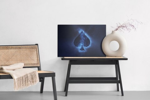 Obraz Na Płótnie Abstrakcyjny Symbol Pik