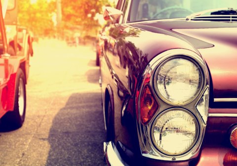 Obraz Na Płótnie Amerykański Samochód Retro