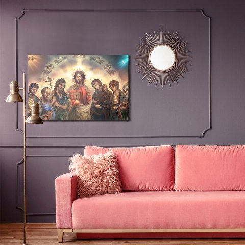 Obraz Na Płótnie Jezus Chrystus Otoczony Świętymi