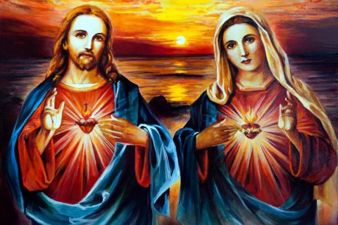 Obraz Na Płótnie Matka Boża Z Jezusem