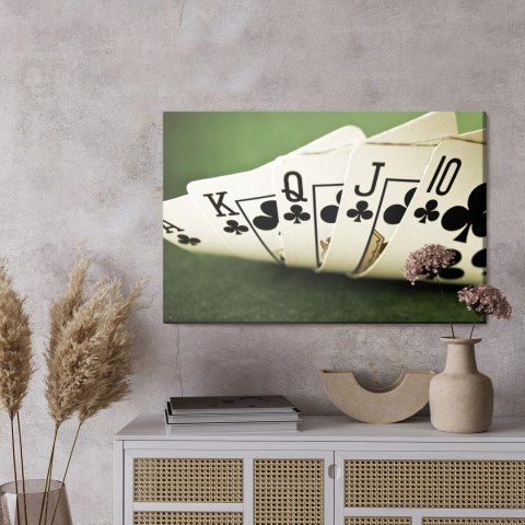 Obraz Na Płótnie Poker Królewski