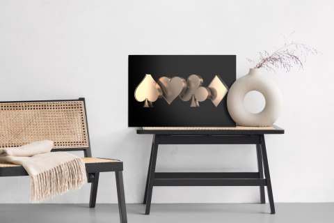 Obraz Na Płótnie Symbole Kart 3D