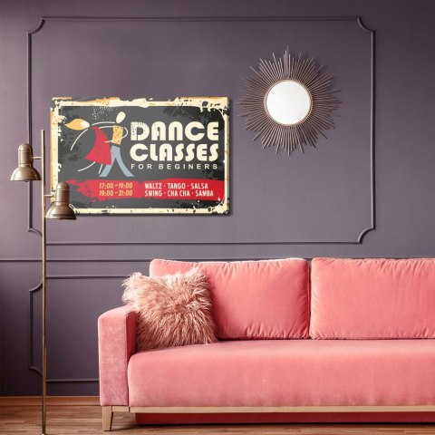 Obraz Na Płótnie Szkoła Tańca Retro