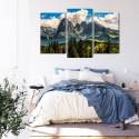 Obraz Wieloczęściowy Widok Włoskich Dolomitów 3D