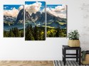 Obraz Wieloczęściowy Widok Włoskich Dolomitów 3D