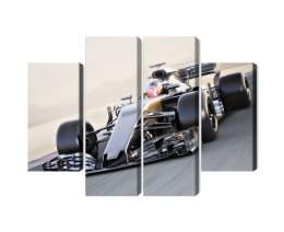 Obraz Wieloczęściowy Samochód Formuły 1 Na Torze Wyścigowym