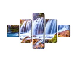 Obraz Wieloczęściowy Wodospad Jiulong W Luoping