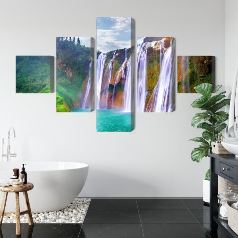 Obraz Wieloczęściowy Wodospad W Luoping