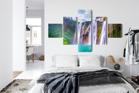 Obraz Wieloczęściowy Wodospad W Luoping