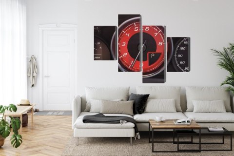Obraz Wieloczęściowy Nowoczesna Deska Rozdzielcza