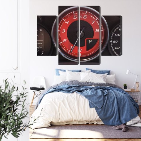 Obraz Wieloczęściowy Nowoczesna Deska Rozdzielcza