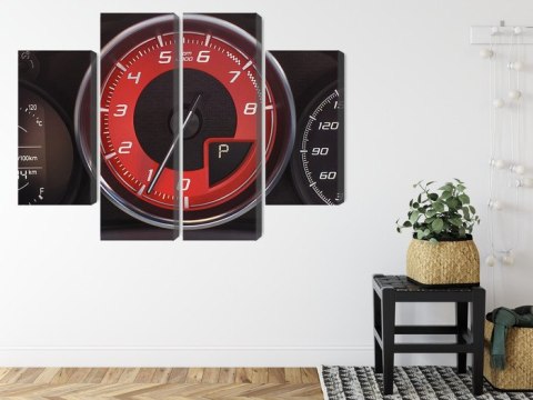 Obraz Wieloczęściowy Nowoczesna Deska Rozdzielcza