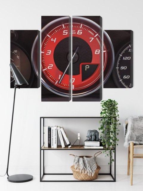 Obraz Wieloczęściowy Nowoczesna Deska Rozdzielcza