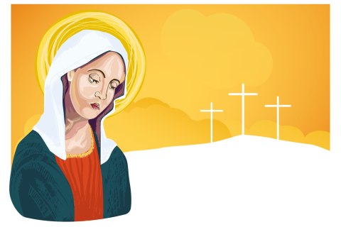 Obraz Na Płótnie Portret Najświętszej Maryi Panny