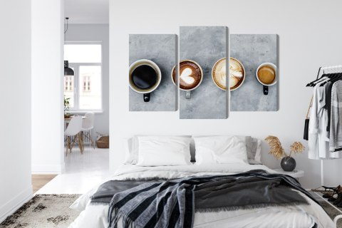 Obraz Wieloczęściowy Filiżanki Z Kawą