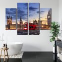 Obraz Wieloczęściowy Panorama Westminsteru I Big Bena, Londyn