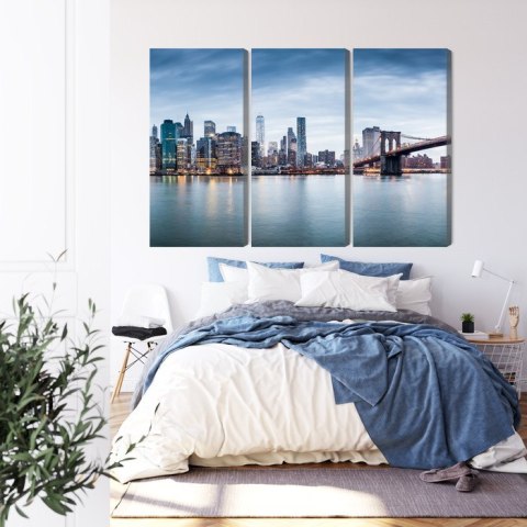 Obraz Wieloczęściowy Panoramiczny Widok Na Nowy Jork