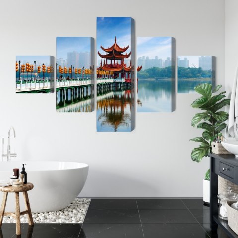 Obraz Wieloczęściowy Słynna Atrakcja Turystyczna Kaohsiung