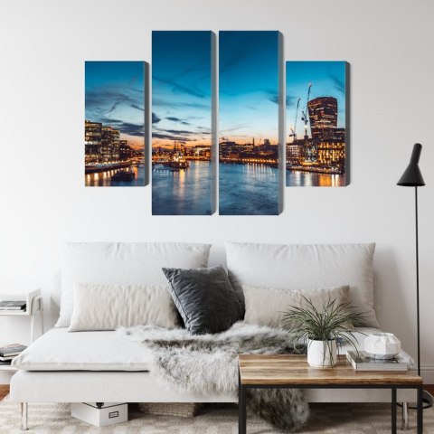 Obraz Wieloczęściowy Tamiza W Wielkiej Brytanii