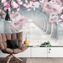 Fototapeta 3D Wallpaper Pink Jewelry Flowers
