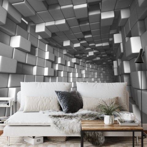 Fototapeta Abstract Architecture Tunnel With Light Background