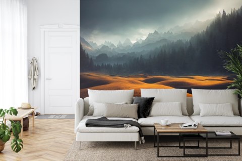 Fototapeta Breathtaking Nature Mountain Landscape, 3D