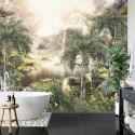 Fototapeta Tropical Trees And Leaves For Digital Printing Wallpaper, Custom Design Wallpaper - 3D