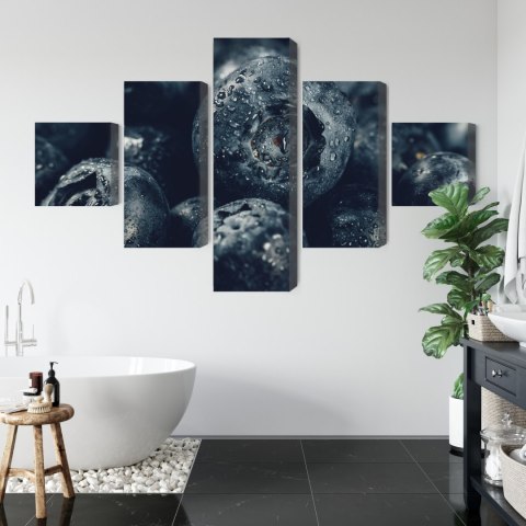 Obraz Wieloczęściowy Jagody Z Bliska 3D