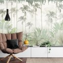 Fototapeta Tropical Trees And Leaves For Digital Printing Wallpaper, Custom Design Wallpaper - 3D