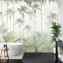 Fototapeta Tropical Trees And Leaves For Digital Printing Wallpaper, Custom Design Wallpaper - 3D