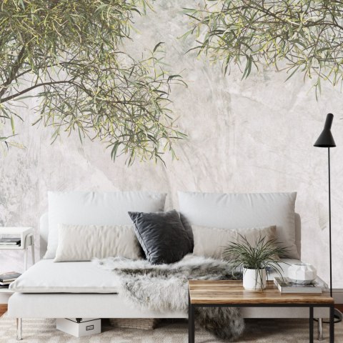 Fototapeta Tropical Trees And Leaves For Digital Printing Wallpaper, Custom Design Wallpaper - 3D