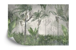 Fototapeta Tropical Trees And Leaves For Digital Printing Wallpaper, Custom Design Wallpaper - 3D