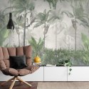 Fototapeta Tropical Trees And Leaves For Digital Printing Wallpaper, Custom Design Wallpaper - 3D