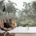 Fototapeta Tropical Trees And Leaves For Digital Printing Wallpaper, Custom Design Wallpaper - 3D