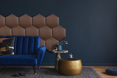 Panel Tapicerowany Brązowy