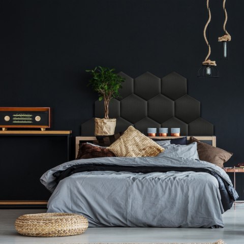 Panel Tapicerowany Czarny