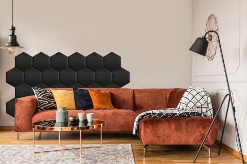 Panel Tapicerowany Czarny